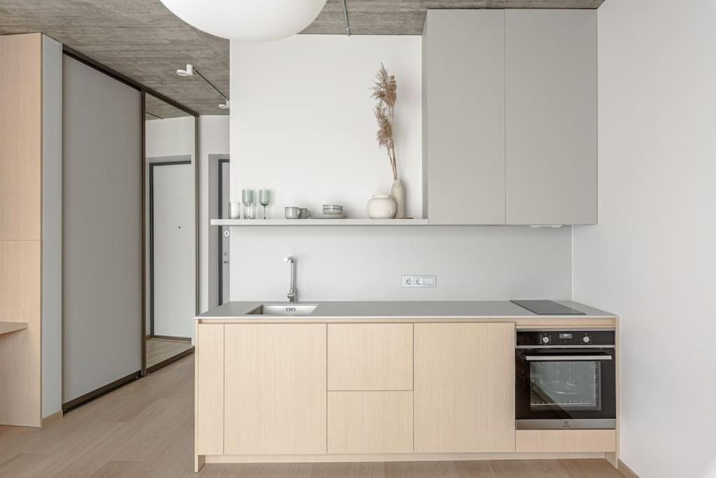 Ferienwohnung Cozy Japanese Oasis With Balcony, Gramophone, Netflix Wilna Exterior foto